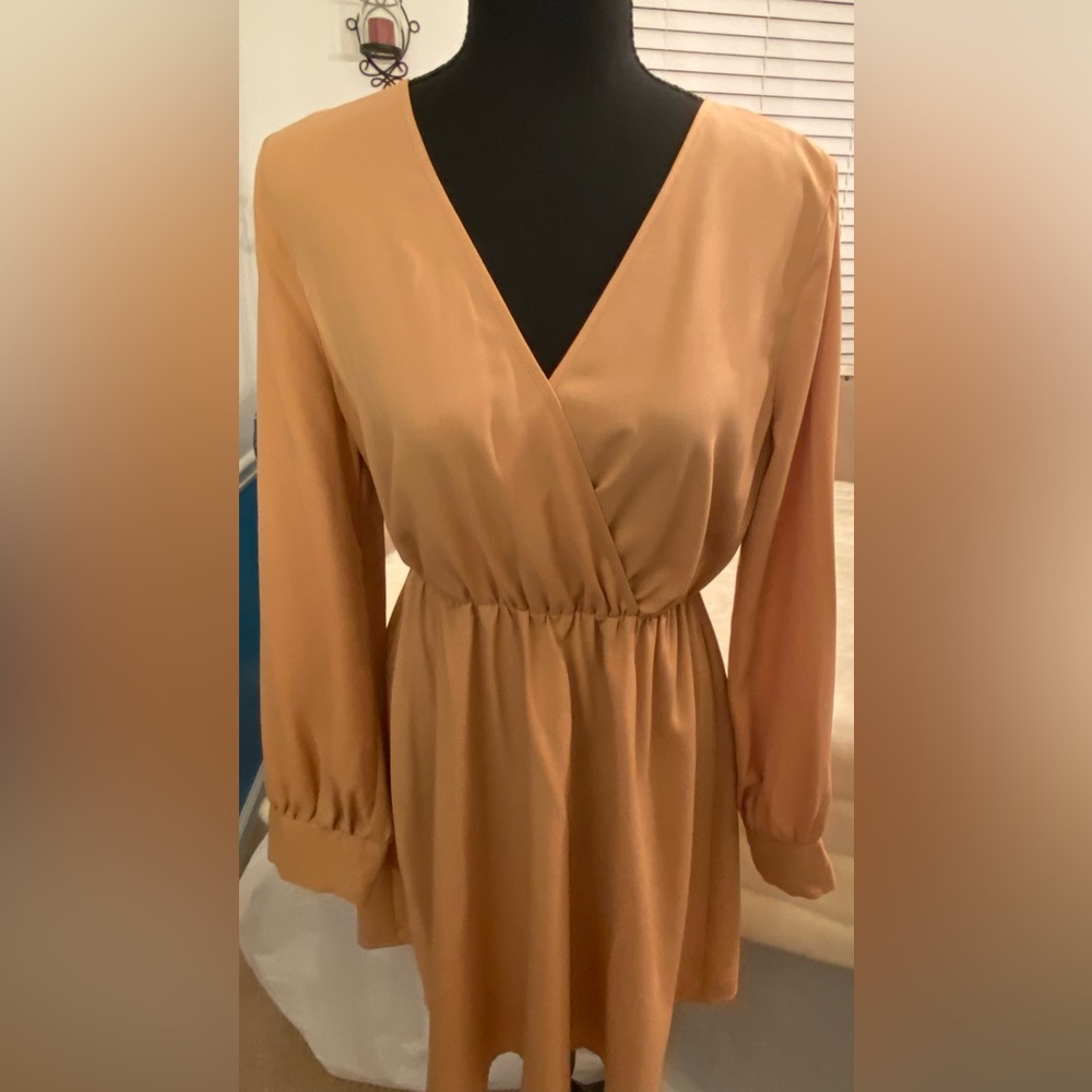 Lightweight Flowy Cinched Waist Dress